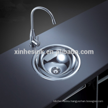 Stainless Steel SUS 304 small Round single wash basin